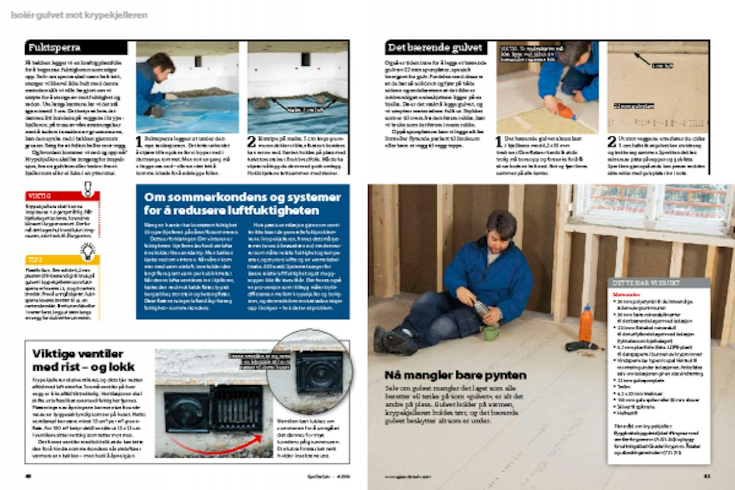 Krypekjeller isolasjon Krypekjeller isolasjon